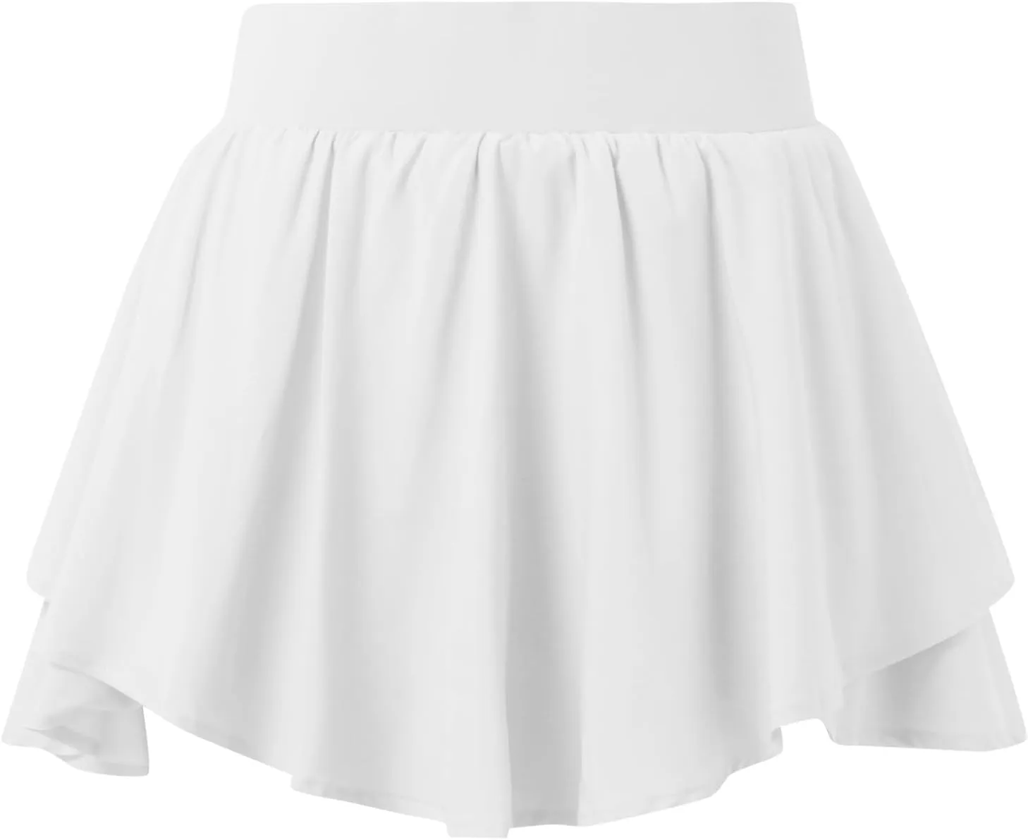 Tennis Skirts for Women with Shorts Womens Golf Athletic Skort Girls Sports Running Yoga Workout Trendy Irregular Hem Skorts