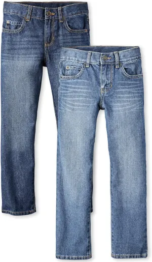 The Children's Place Boys' Multipack Basic Straight Leg Jeans