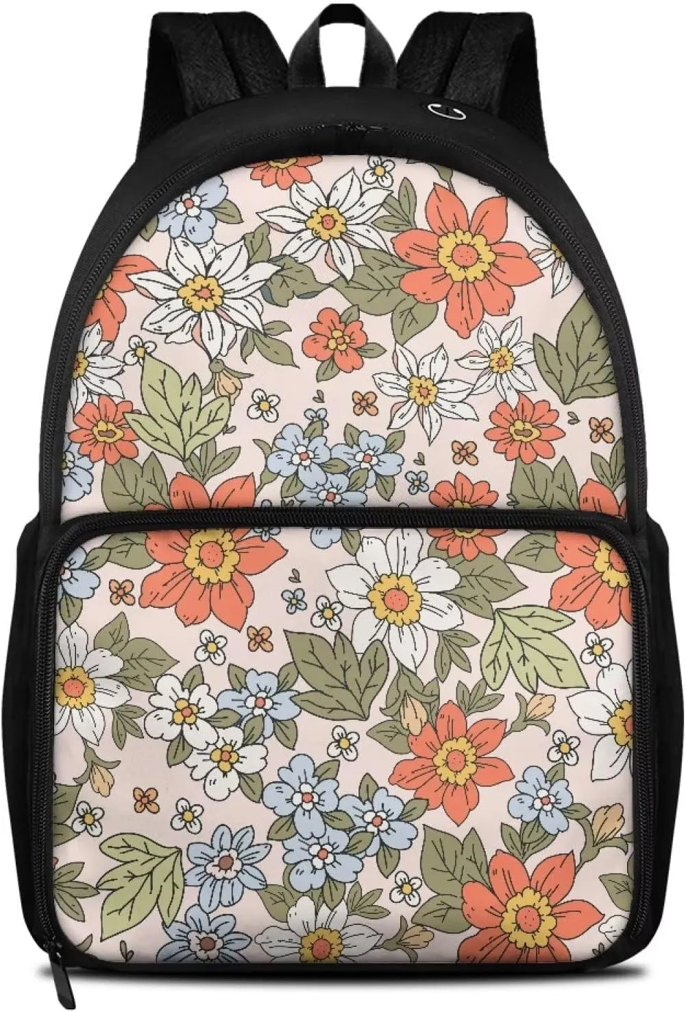 Toddler Shoulder Bag,2-in-3 Kids Backpack Bohemian Style with Compartment and Two Side Pockets Insulated Cooler Lightweight Daily Versatile for School Play Festival Gift