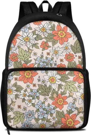 Toddler Shoulder Bag,2-in-3 Kids Backpack Bohemian Style with Compartment and Two Side Pockets Insulated Cooler Lightweight Daily Versatile for School Play Festival Gift