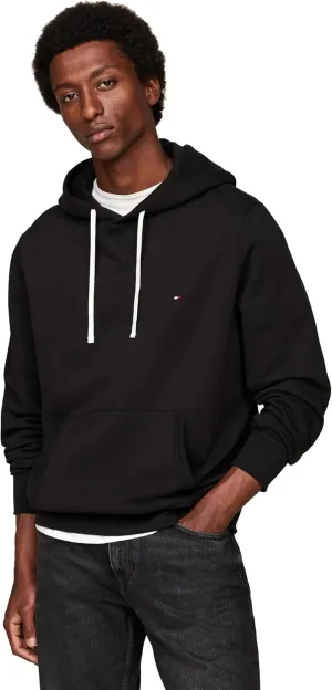 Tommy Hilfiger Men's Medium Weight Solid Fleece Hoodie Sweatshirt, Also Available in Big & Tall