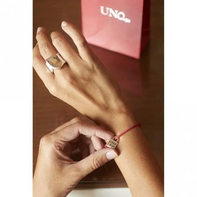 Union Grey Leather Faceted Crystal Bracelet