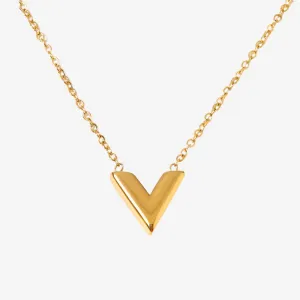 V Pendant Necklace