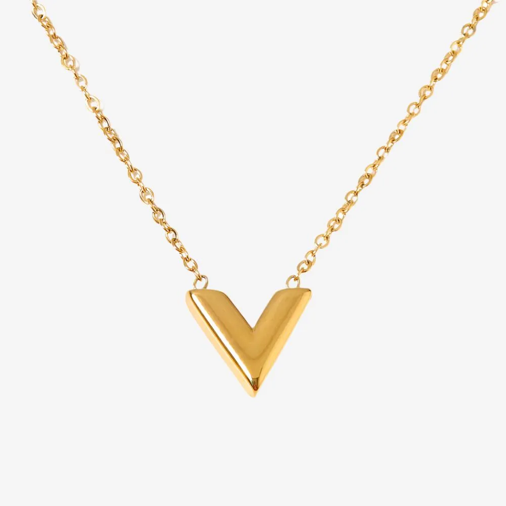 V Pendant Necklace