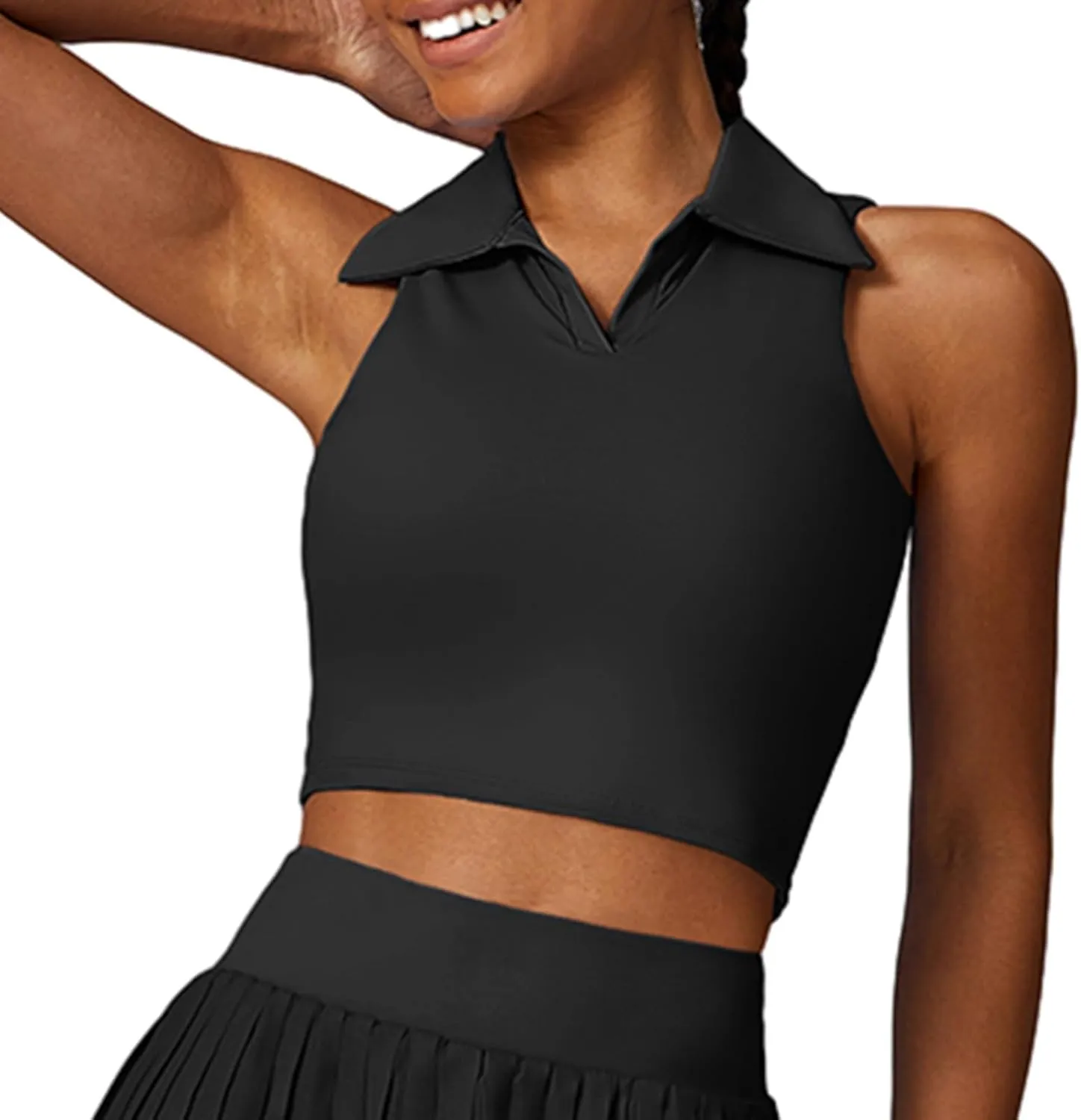 Valcatch Women Pleated Tennis Skirt with Pockets Shorts Youths Girls High Waisted Athletic Golf Skorts Workout Sports Skirts