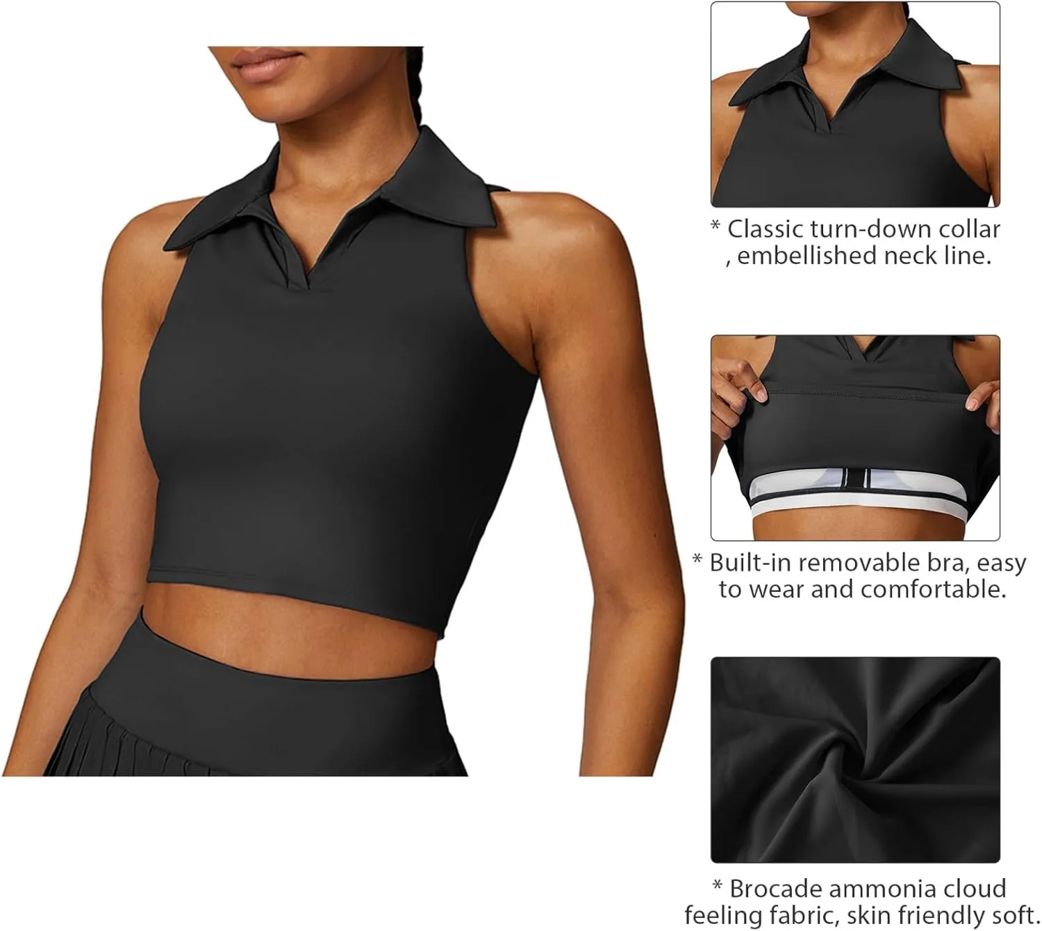 Valcatch Women Pleated Tennis Skirt with Pockets Shorts Youths Girls High Waisted Athletic Golf Skorts Workout Sports Skirts