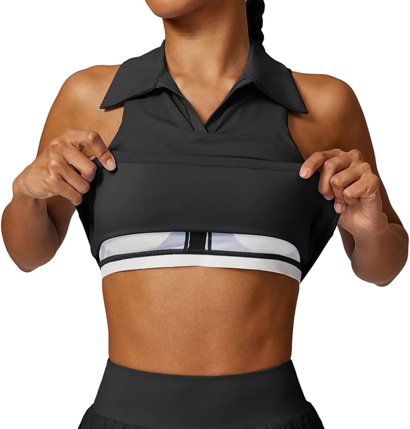 Valcatch Women Pleated Tennis Skirt with Pockets Shorts Youths Girls High Waisted Athletic Golf Skorts Workout Sports Skirts