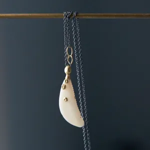 Venus Emerges Shell Cameo Necklace