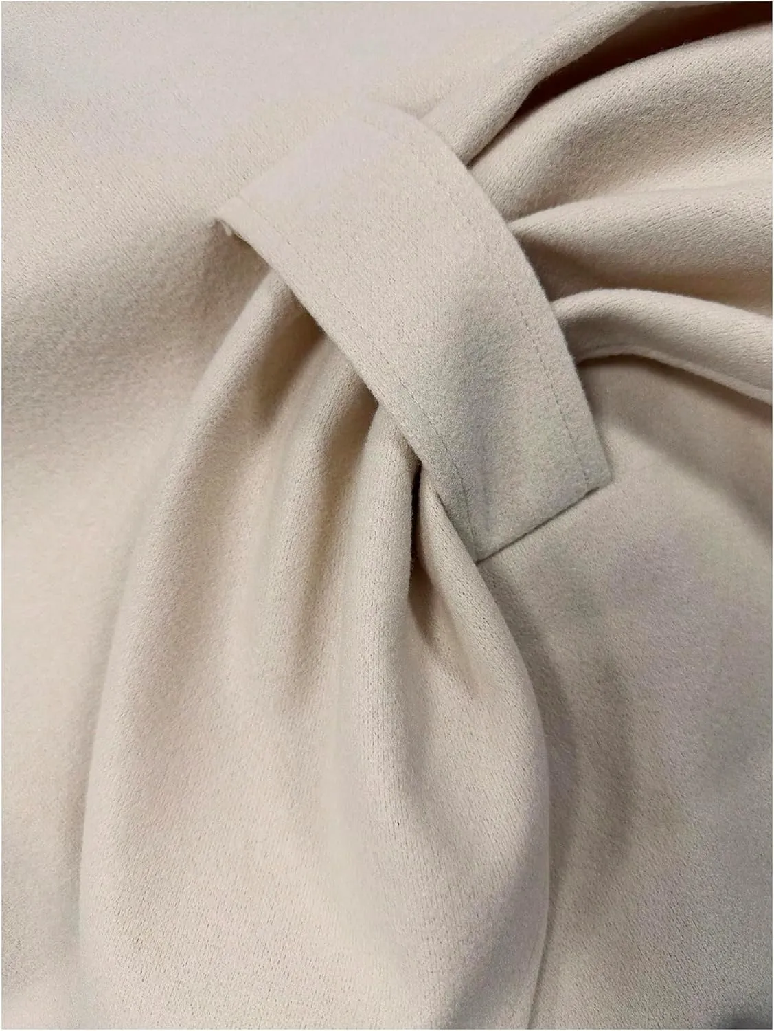 Verdusa Women's Open Front Cloak Cardigan Sweater V Neck Shawl Wrap Poncho