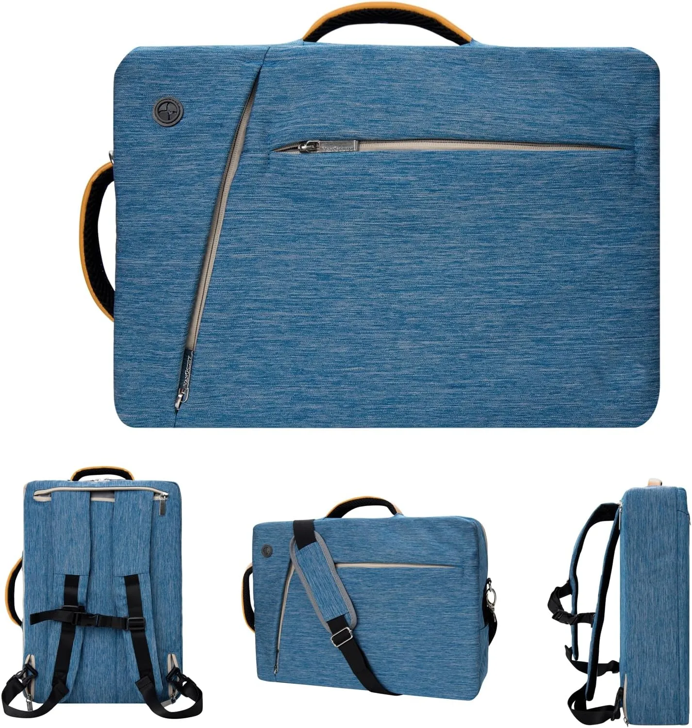 Versatile 13-inch Laptop Backpack - Convertible Design for MacBook Pro/Air, Dell XPS, HP Spectre, Lenovo - Water-Resistant, Ideal Organizer Bag for Professionals