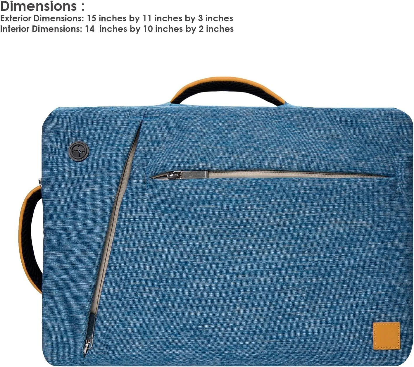 Versatile 13-inch Laptop Backpack - Convertible Design for MacBook Pro/Air, Dell XPS, HP Spectre, Lenovo - Water-Resistant, Ideal Organizer Bag for Professionals