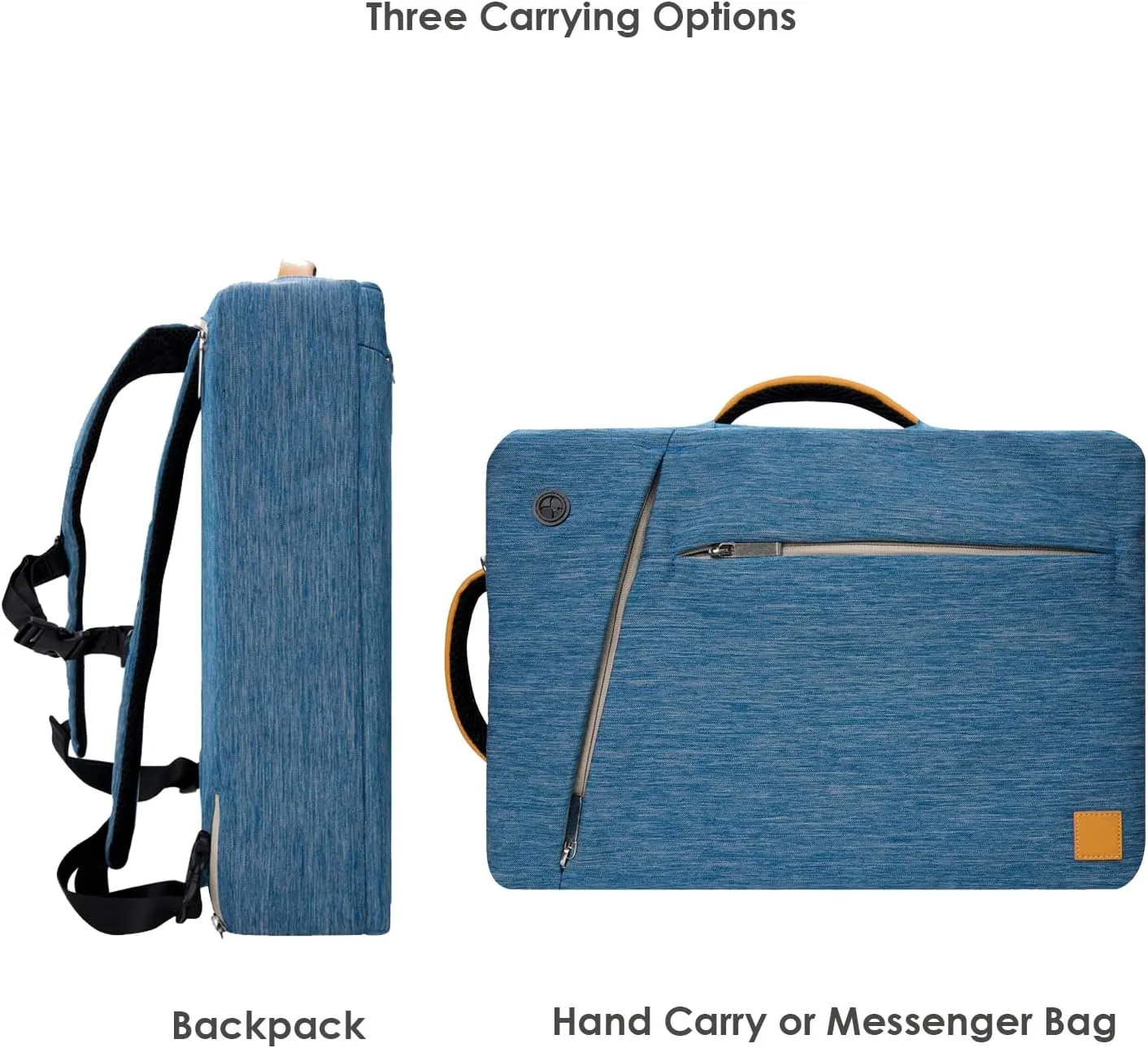 Versatile 13-inch Laptop Backpack - Convertible Design for MacBook Pro/Air, Dell XPS, HP Spectre, Lenovo - Water-Resistant, Ideal Organizer Bag for Professionals