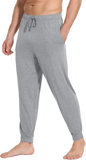 WiWi Men' s Pajama Pants Sports Bottoms Sleep Pant with Pockets-Viscose from Bamboo S-XXL