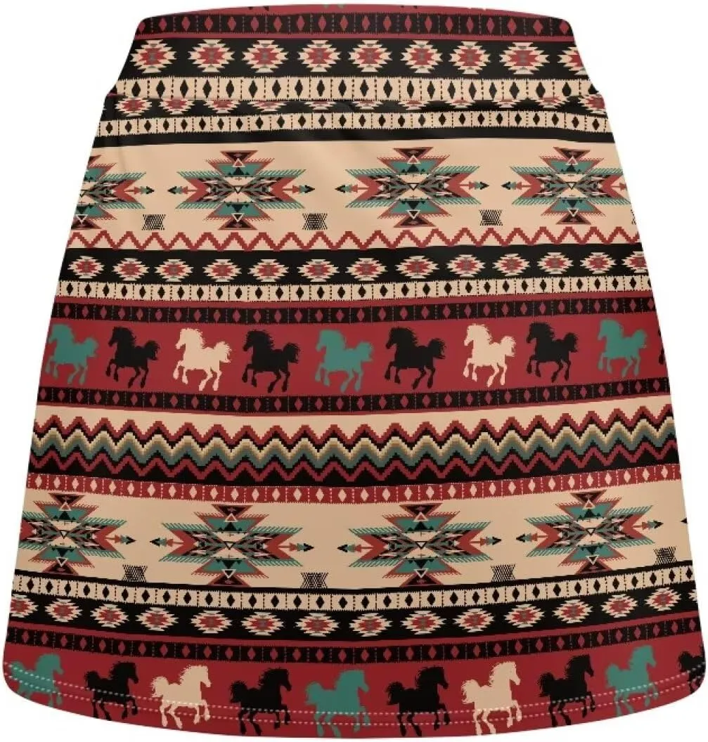 Women High Waisted Tennis Golf Skirts with Pockets Shorts Casual A-Line Athletic Skort for Running Workout XS-3XL