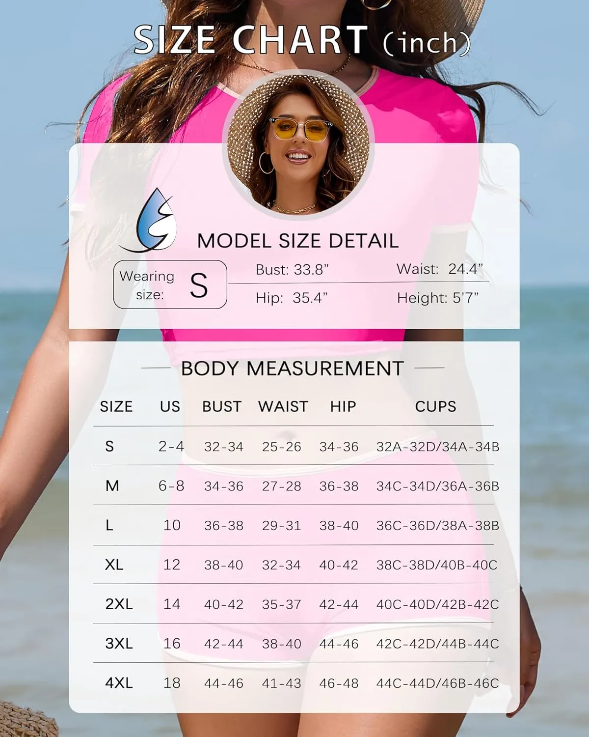 Women Sporty Tummy Control Swimsuit Color Block High Waisted Bikini Set Two Piece Bathing Suit Full Coverage Shorts