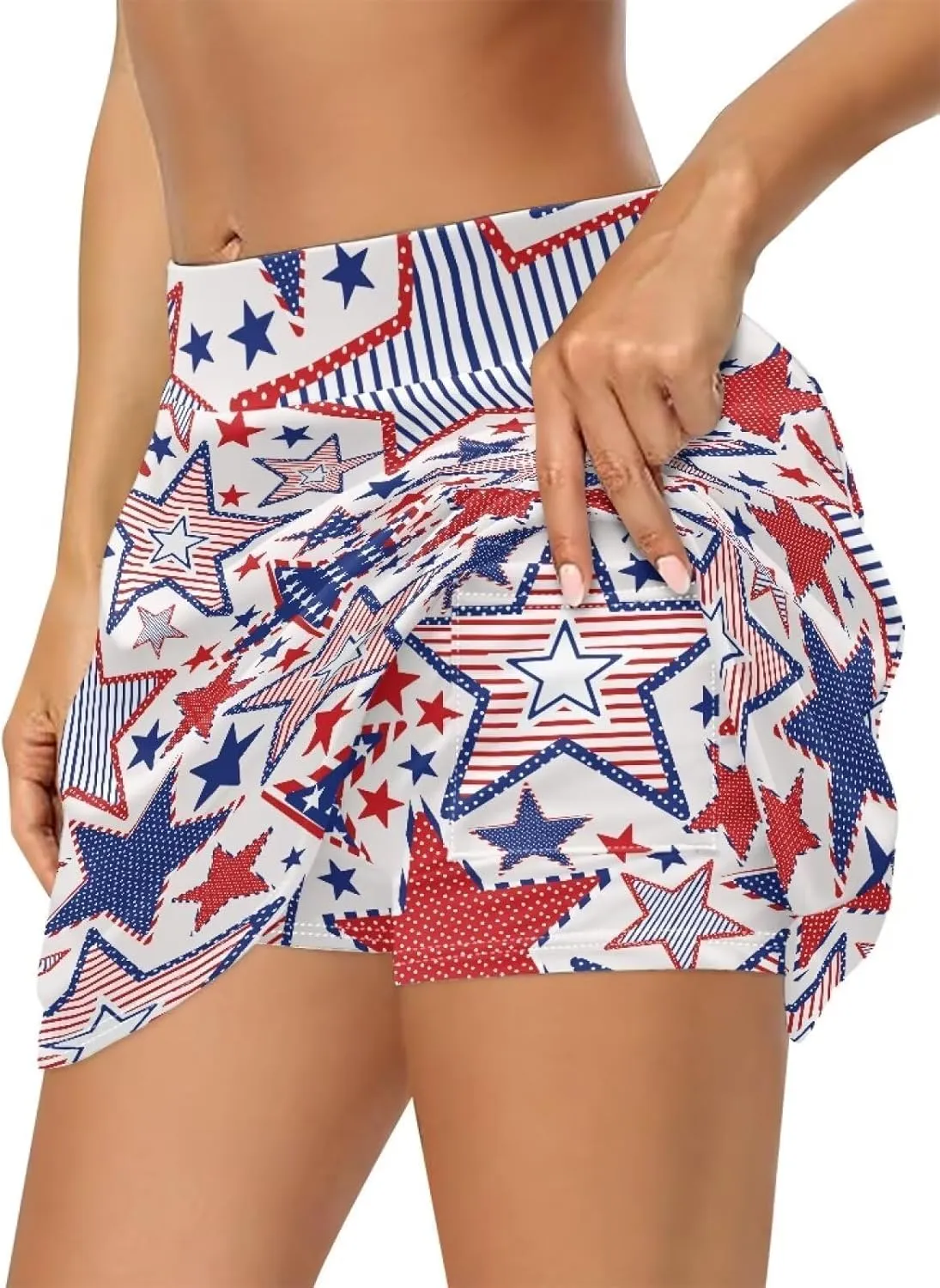 Women Tennis Golf Skirts with Pockets Shorts High Waisted Casual A-Line Athletic Skort for Running Workout XS-3XL