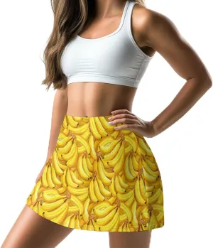Women Tennis Golf Skirts with Pockets Shorts High Waisted Casual A-Line Athletic Skort for Running Workout XS-3XL
