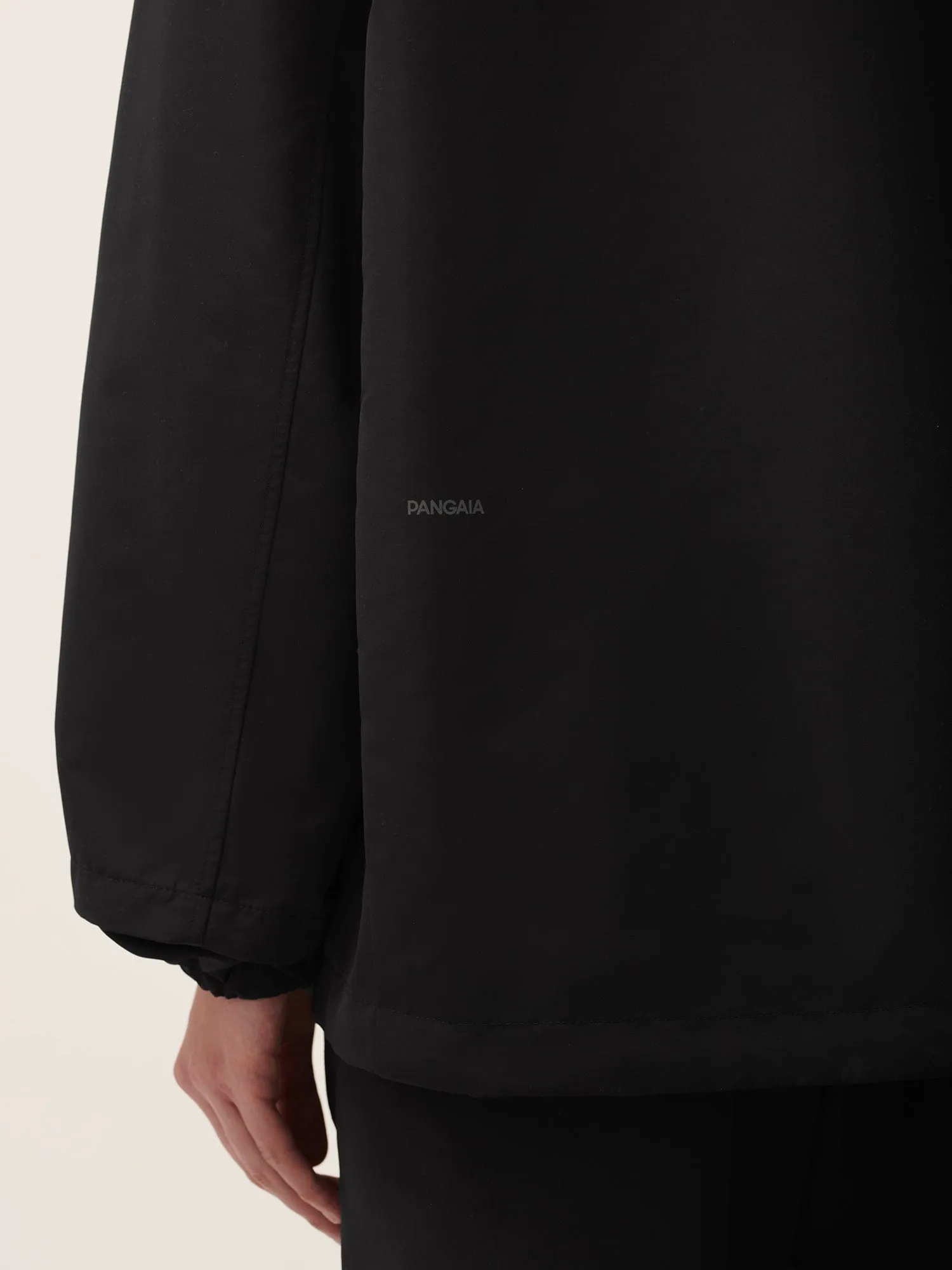Womens (gaia)PLNT Nylon Cropped JacketBlack
