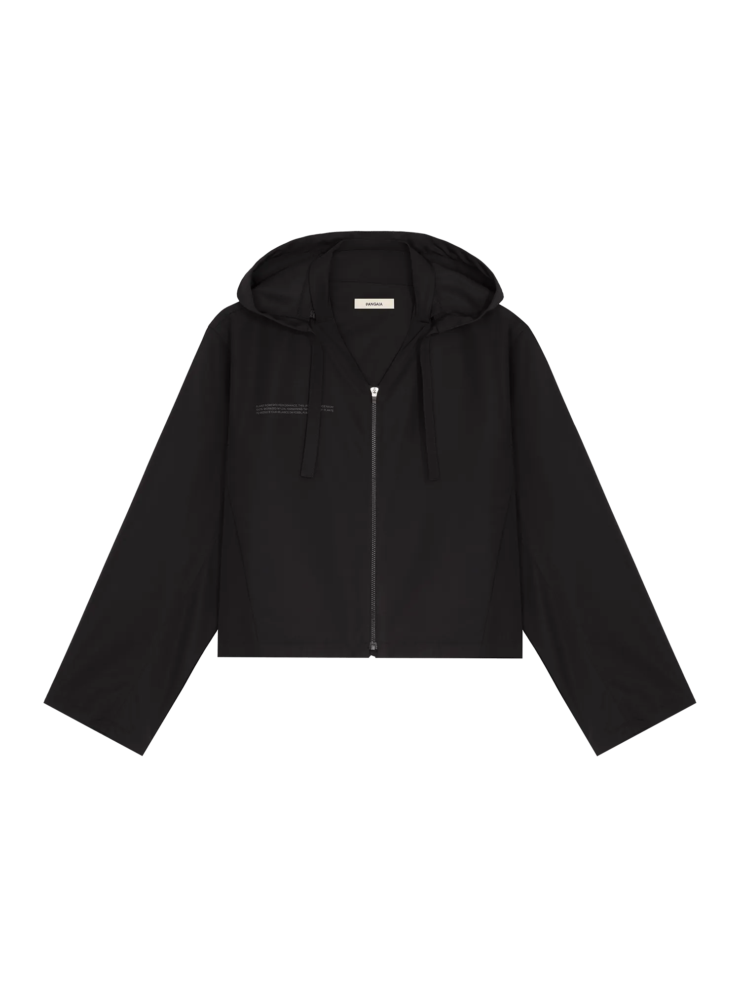 Womens (gaia)PLNT Nylon Cropped JacketBlack