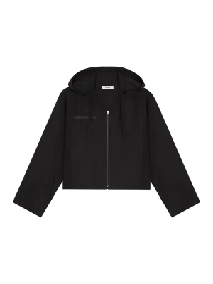 Womens (gaia)PLNT Nylon Cropped JacketBlack