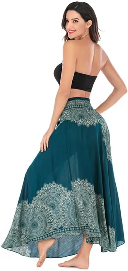Womens Gypsy Skirt Boho Hippie Skirt Long Bohemian Maxi Summer Skirt