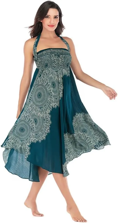 Womens Gypsy Skirt Boho Hippie Skirt Long Bohemian Maxi Summer Skirt