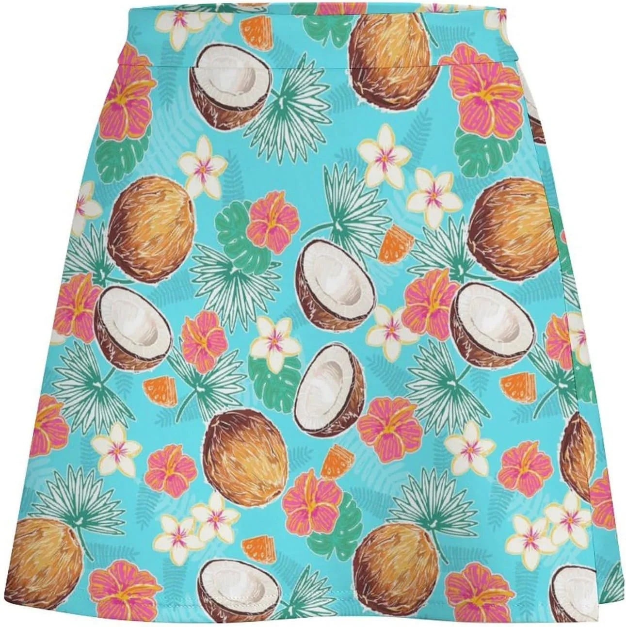 Womens Mini Skorts Red Lobster High Waisted Pencil Bodycon Short Skirt Sexy A-Line Mini Skirts