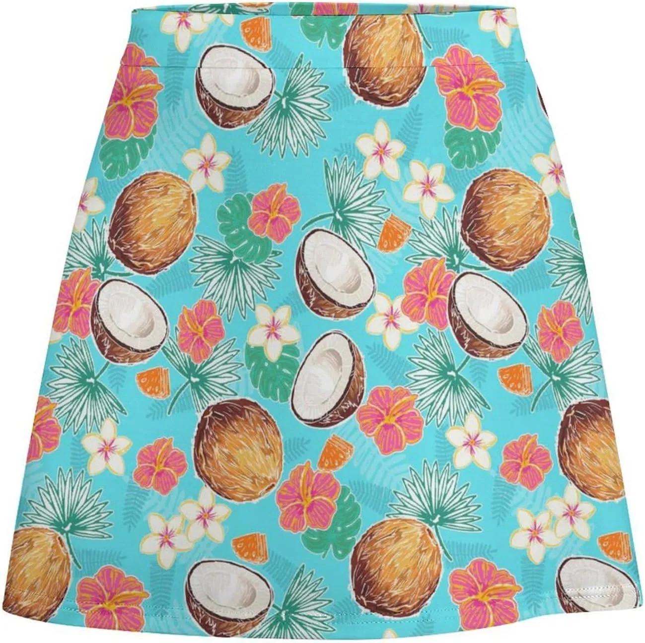 Womens Mini Skorts Red Lobster High Waisted Pencil Bodycon Short Skirt Sexy A-Line Mini Skirts