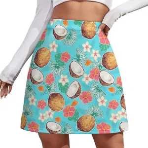 Womens Mini Skorts Red Lobster High Waisted Pencil Bodycon Short Skirt Sexy A-Line Mini Skirts