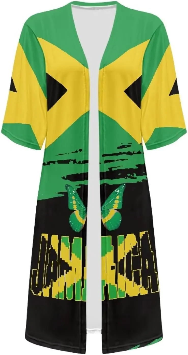 Women's Swimwear Cover Ups Chiffon Kimono Cardigan Loose Half Sleeve Bathing Suit Beach Coverups