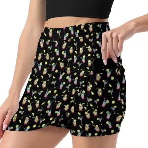 Womens Tennis Skirts Tie Dye High Waisted Athletic Golf Skorts with Shorts Pockets for Running Sports