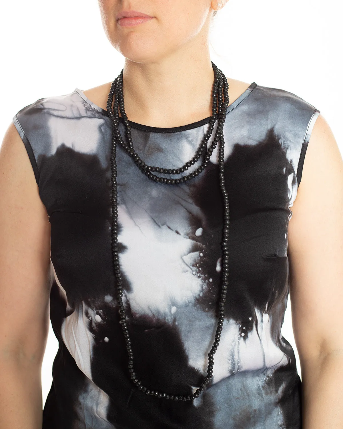 wooden bead necklace