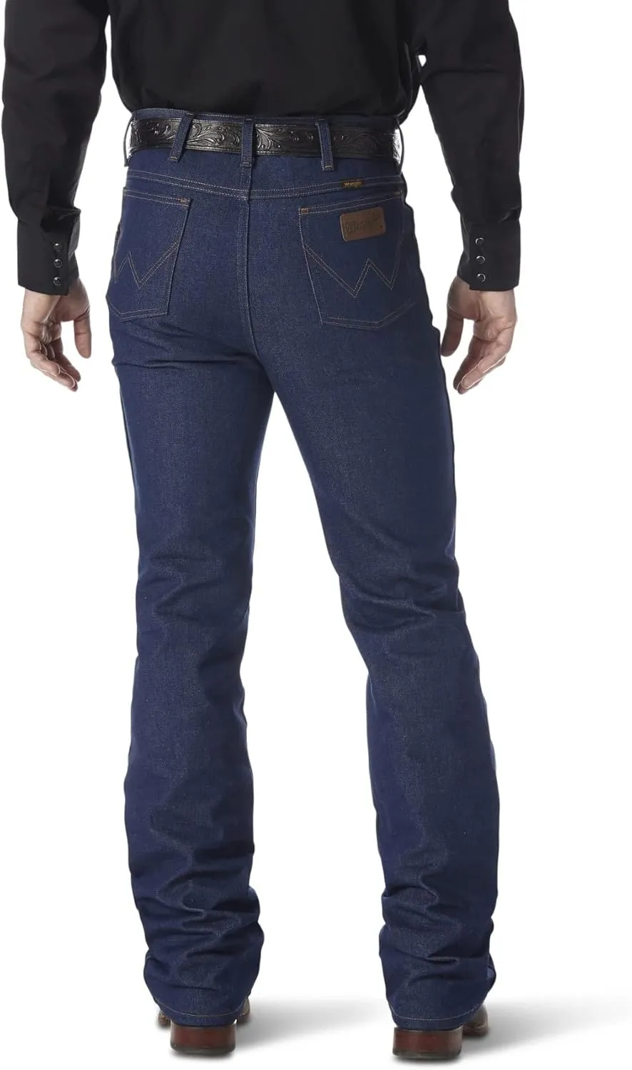 Wrangler Men's Cowboy Cut Slim Fit Traditional Bootcut Jeans