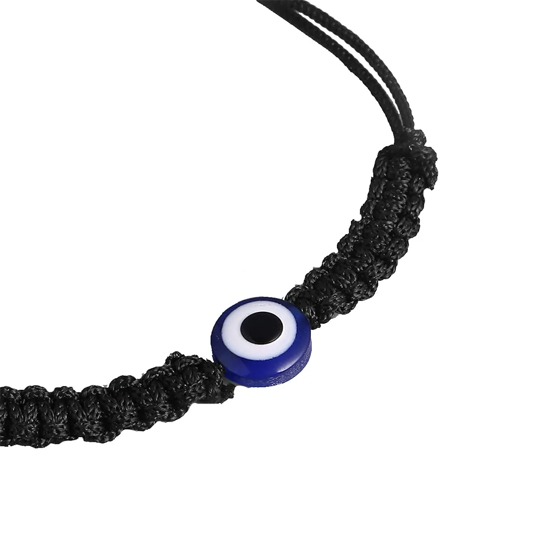 Yellow Chimes Evil Eye Bracelet for Women 4 Pcs Combo Evil Eye Multicolor Beads Bracelets Stretchable Threaded Bracelets for Women and Girls.