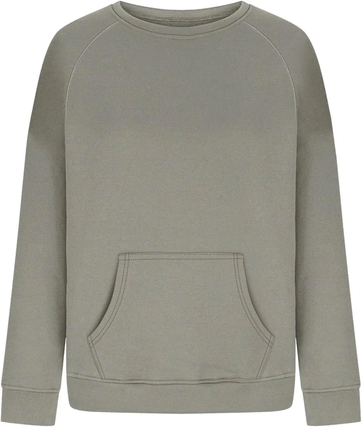 ZDRZK Crewneck Sweatshirts Women Y2K Fall Winter Fleece Fashion Sweatshirt Long Sleeve Casual Slouchy Fit Pullover Tops